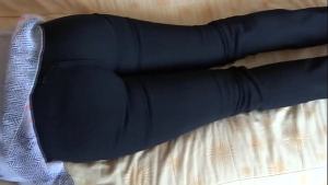 Big cumshot on my hairy pussy after sucking the maid’s stepson’s big cock