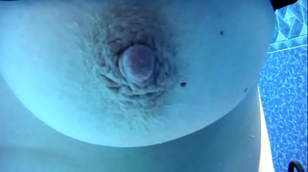 Diane Ziel horny housewife getting ready to give head to friend in Swimming pool with BIG Bouncy TITS