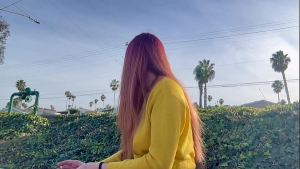 Italian Big Tits Milf Hot Solo Car Ride Flashing her juicy tits at night