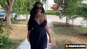 PAWGQueen Jerk Off Instructions with Ryan Smiles in a Car POV