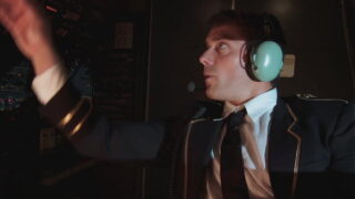 Madelyn Marie Fucks The Captain In The Cockpit During A Red Eye Flight