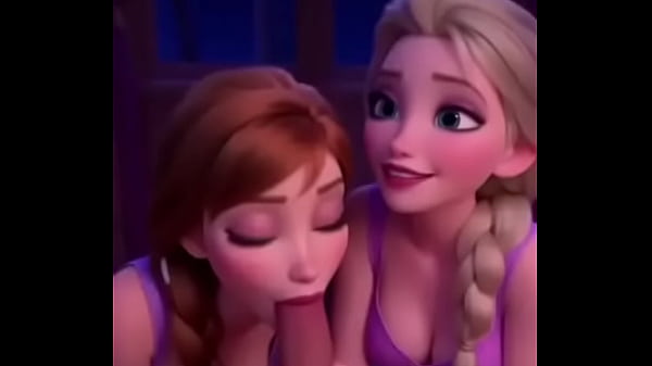 Disney Fantasy: Double Blowjob with Elsa[AI]