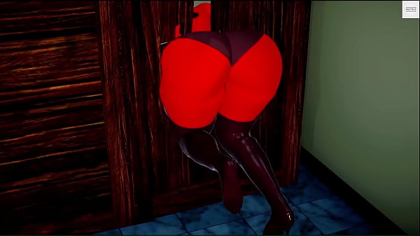 Helen Parr (Elasticgirl) Stuck in wall