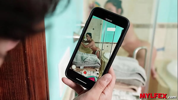 Mylfex – Lucky Boy Visits his Friend but Instead Caught his Step-Mom in the Bathroom