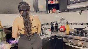 I BEHAVED VERY BADLY AND MY BOSS PUNISHED ME BY FUCKING ME IN THE KITCHEN – MIA MONTIELTH