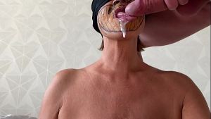Milf pumpkin oral creampie cumshot