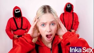 Squid Game – Vivían Lola brasilera es follada por el ano al no seguir las advertencias de sus jefes en juego del calamar