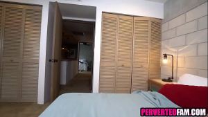 Stepsister practicing ass licking on stepbrother