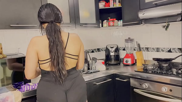 I BEHAVED VERY BADLY AND MY BOSS PUNISHED ME BY FUCKING ME IN THE KITCHEN – MIA MONTIELTH