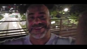 A mais gostosa do pornô dando na ponte 23 de maio – Quem passou de carro viu rs rs