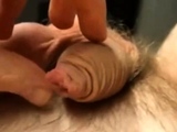 Twink Plays With His Small Uncut Cock on Webcam