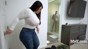 Asian BBW Picks Up A Homeless Man With BDE, Bathes Him & Rides Him