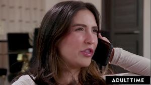 ADULT TIME – Neglected PAWG Jane Wilde Cheats On BF With In-Law Hime Marie For Anal Gaping Threesome