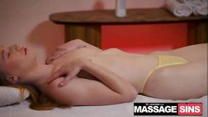 Masseuse Rubs me in all the Right Places! Maya Sinn & Asandra Dewy for MassageSins