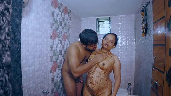 Desi maid fucked hard by her owner in the bathroom for whole night