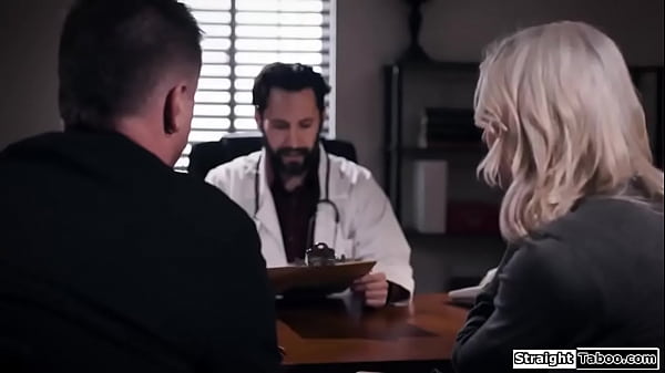 Doctor fucks busty milf to impregnate her