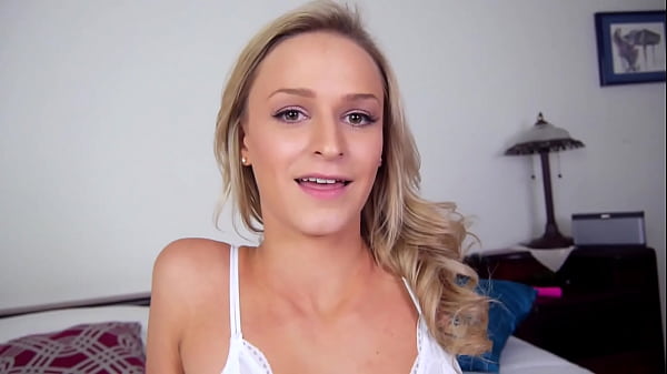 EMMA HIXX aka EMMA HIX Sexy Skinny Petite Blonde Hottie POV Blowjob and Cum Facial