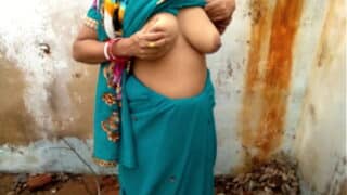 Jungle me Mangal- Stepmom fucked by step son in the woods in Doggystyle