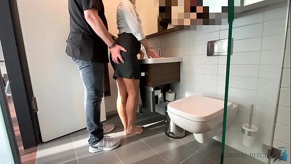 meeting break – workmate impregnates me, business-bitch