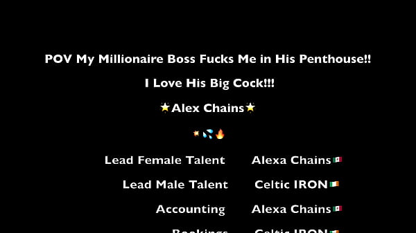 POV My Millionaire Boss Fucks Me in His Penthouse “I Love His Big Cock” Alexa Chains