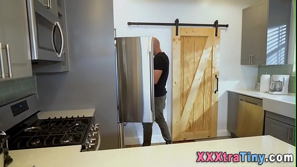 Slender little teen rides