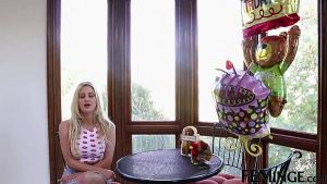 The step sister is getting her ass licked by the step mother