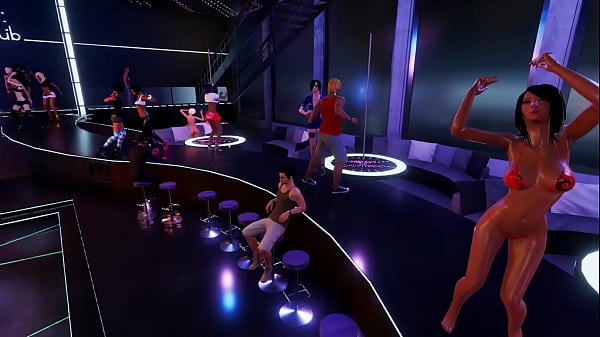 A Night Out at the Purple Haze Swingers Club (3DXChat)