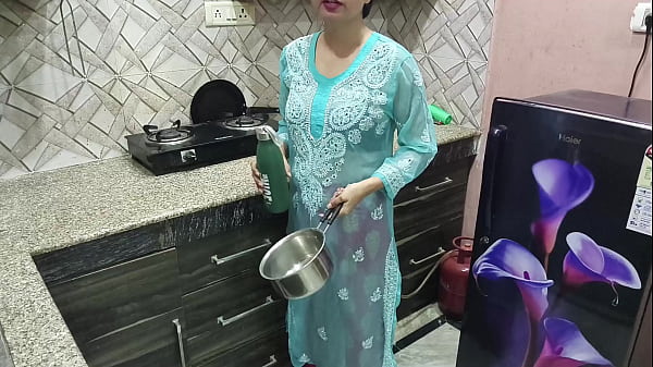 Desi Indian Big Boobs step Mom teaches her StepSon How to fuck in kitchen ( Hindi Audio )
