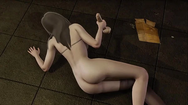 Hisoka Kurosawa – Footjob and sex – 3D Porn