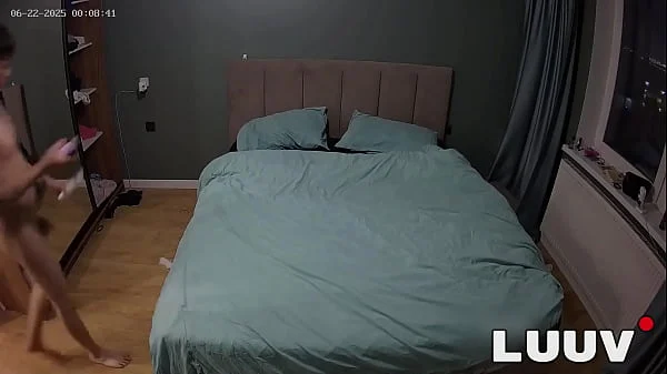 LUUV. My girlfriend jerked off and blowjob my dick on camera