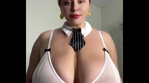 MILF wife with huge halos of natural tits wants two cocks at once, ready to do it?