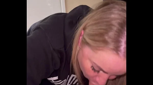 Step sister She wants to go shopping but he makes her suck him off before shopping so he can be her driver.