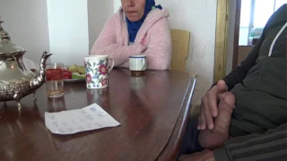 Stepson Shows His Big Dick To Algerian Stepmom During Breakfast
