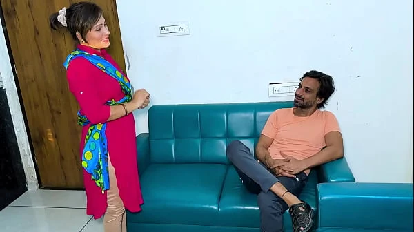 The maid gave a birthday gift to the boss