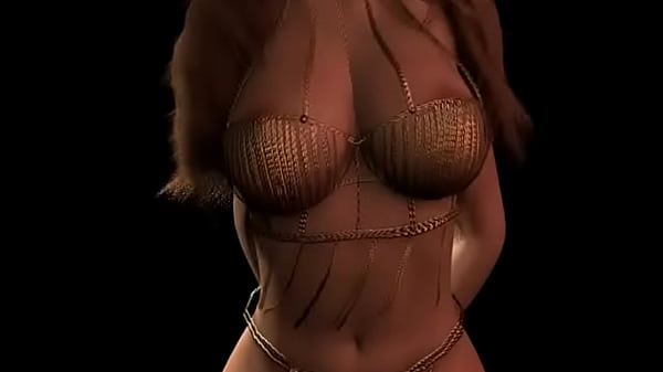 VAM Gold Chain Bikini Bondage