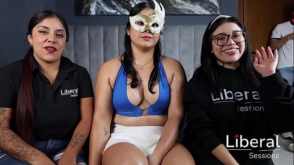 3 vergas para ella sola por primera vez