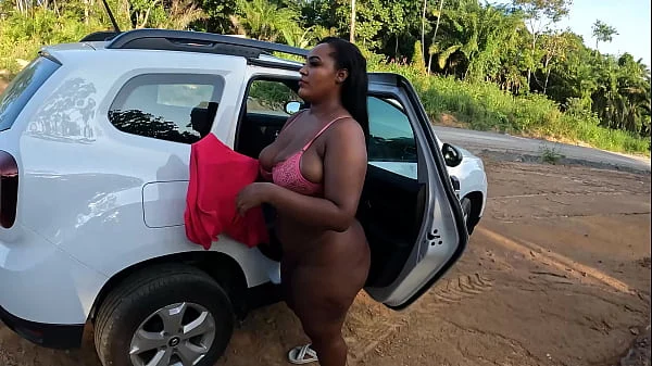 Fudendo a mulata baiana rabuda na casa em obra e no carro – May Silva