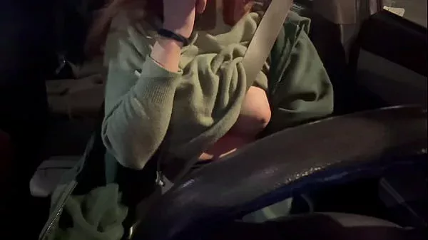 Italian Big tits Milf Artemisia Love Hot solo Sexy Car ride showing her big hot tits and big hard nipples