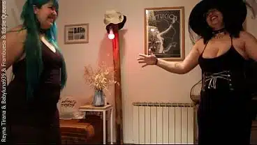 3 brujas (una de ellas embarazada) me utilizan y me visten de mucama para invocar al demonio