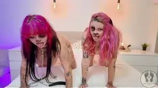 4K BBW PUPPY PLAY GRUNTING GASPING SNIFFING BARK LEASHES