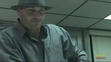 A charming man comes into the office only to find a milf receptionist who is yearning for anal