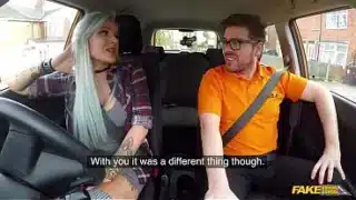 Anal sex and Dildo double penetration with Alexxa Vice – Fake Driving School