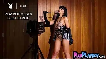 Big ass Beca Barbie showing of hot body while posing naked for the Playboy