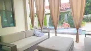 Fat Grandpa has big cumshot