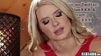 Hot blonde Anikka Albrite seduced guy and rode his hard cock