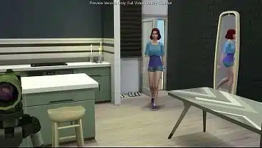 Hot Red Head Tries The Couch For Her Debut – sims 4 – 3D animation