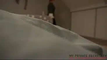 my private secretary after office work undress to ride boss cock