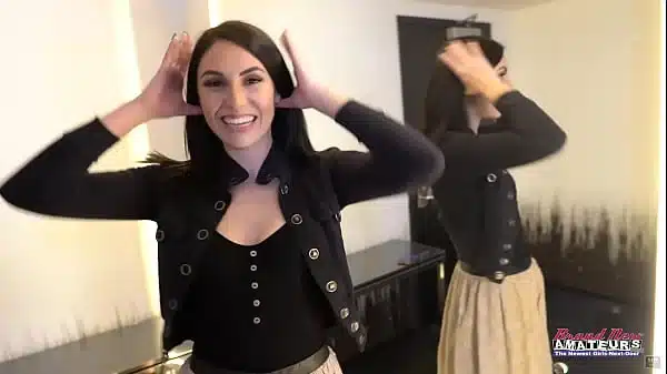 Petite Hottie Ashley Wolf Gives Her Pussy Trick And Treat With A Sex Toy!