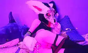 Shy Furry Femboy Train Ass With Anal Beads