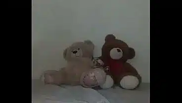 Switch up my non electronic toy bear friends a little before checking to see if I still have more semen for free 1